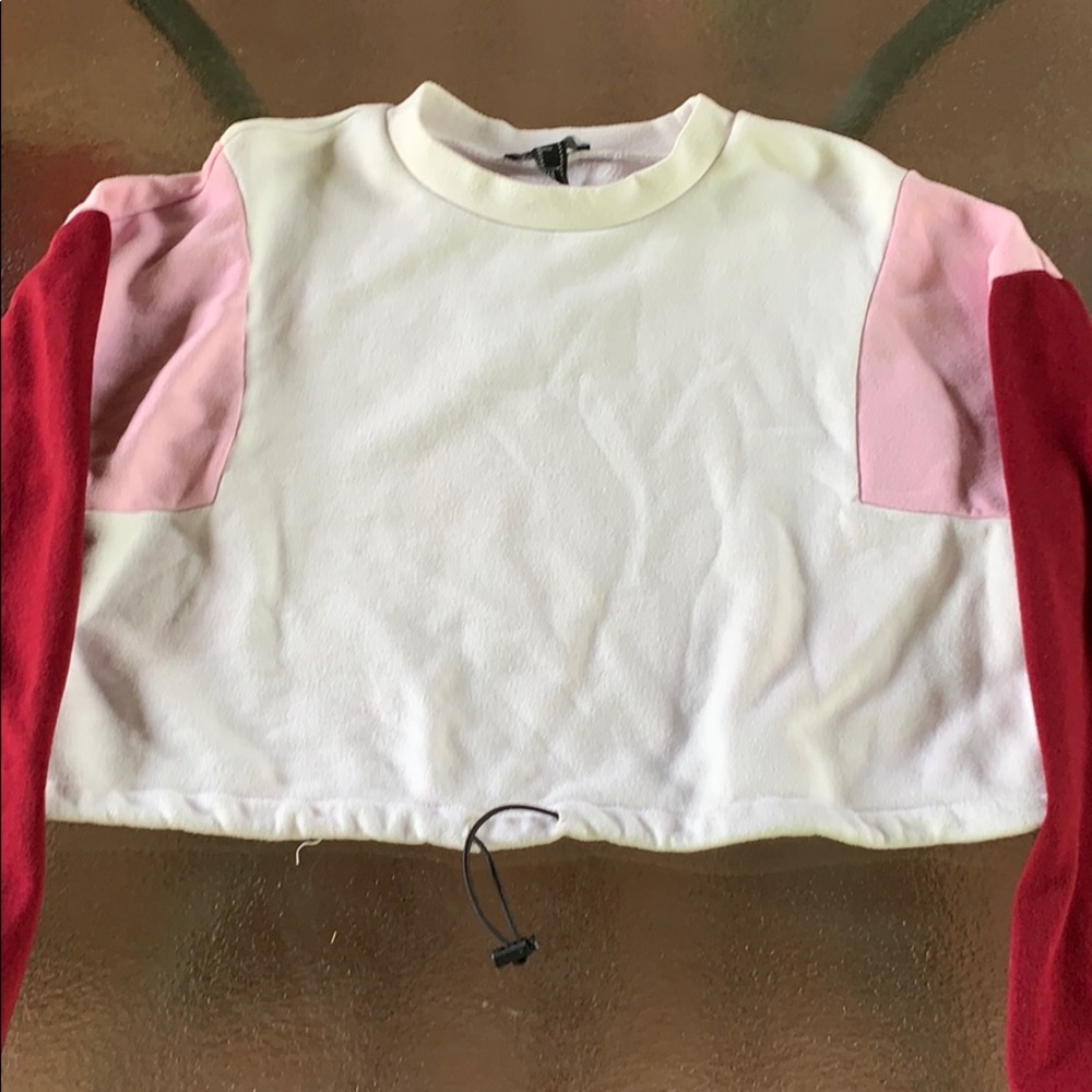long sleeve crop top from forever 21